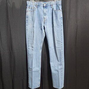 Vintage Levi's 505 Regular Fit Straight Leg Light Wash Men's Jeans Denim (34x34)